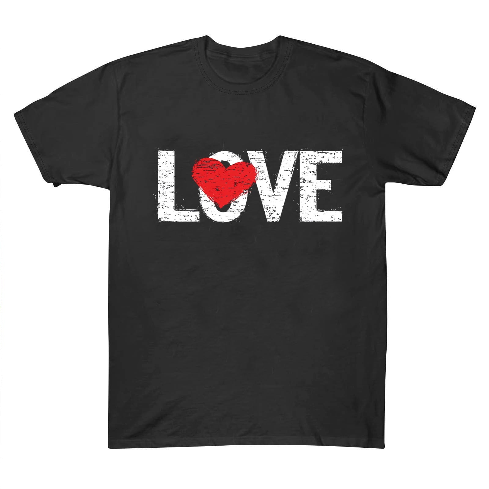 BLVB Valentines Day Shirts for Women Cute Love Heart Graphic T Shirt Valentine's Tee Shirt Casual Short Sleeve Tops Valentines Gifts for Her