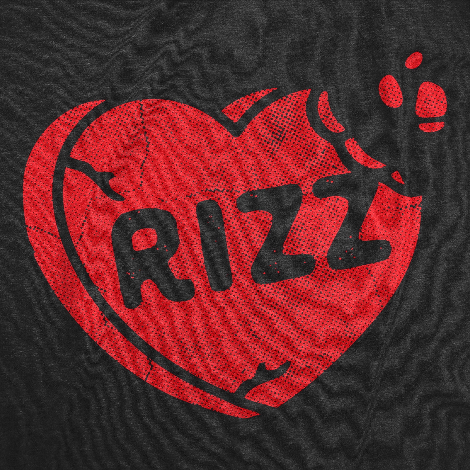 Mens Funny T Shirts Rizz Candy Heart Valentines Day Novelty Tee for Men Graphic Tees