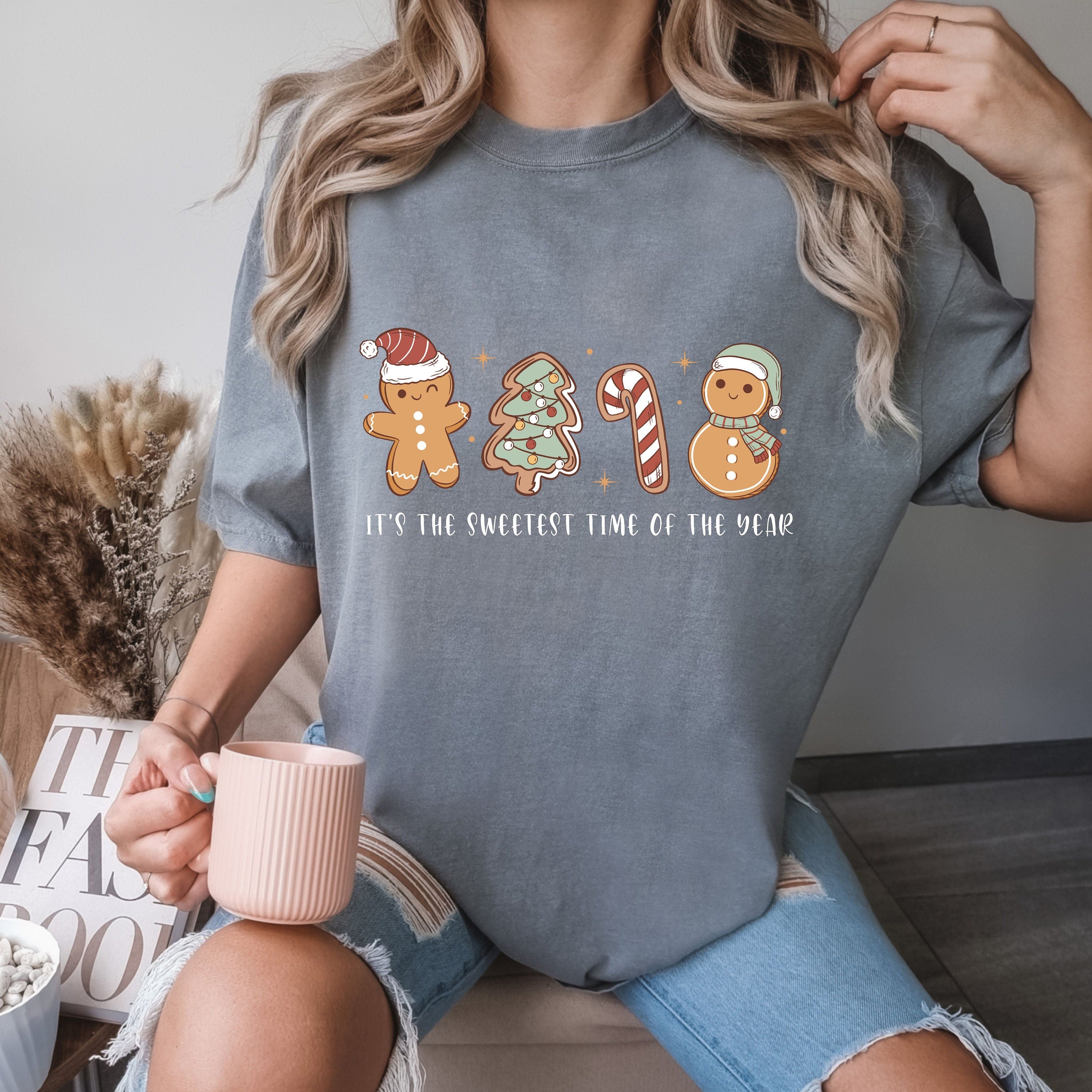 Comfort Colors® It's the Sweetest Time of the Year Shirt, Christmas Baker Shirt, Cookie Lover Shirt, Funny Christmas Shirt, Christmas Shirt