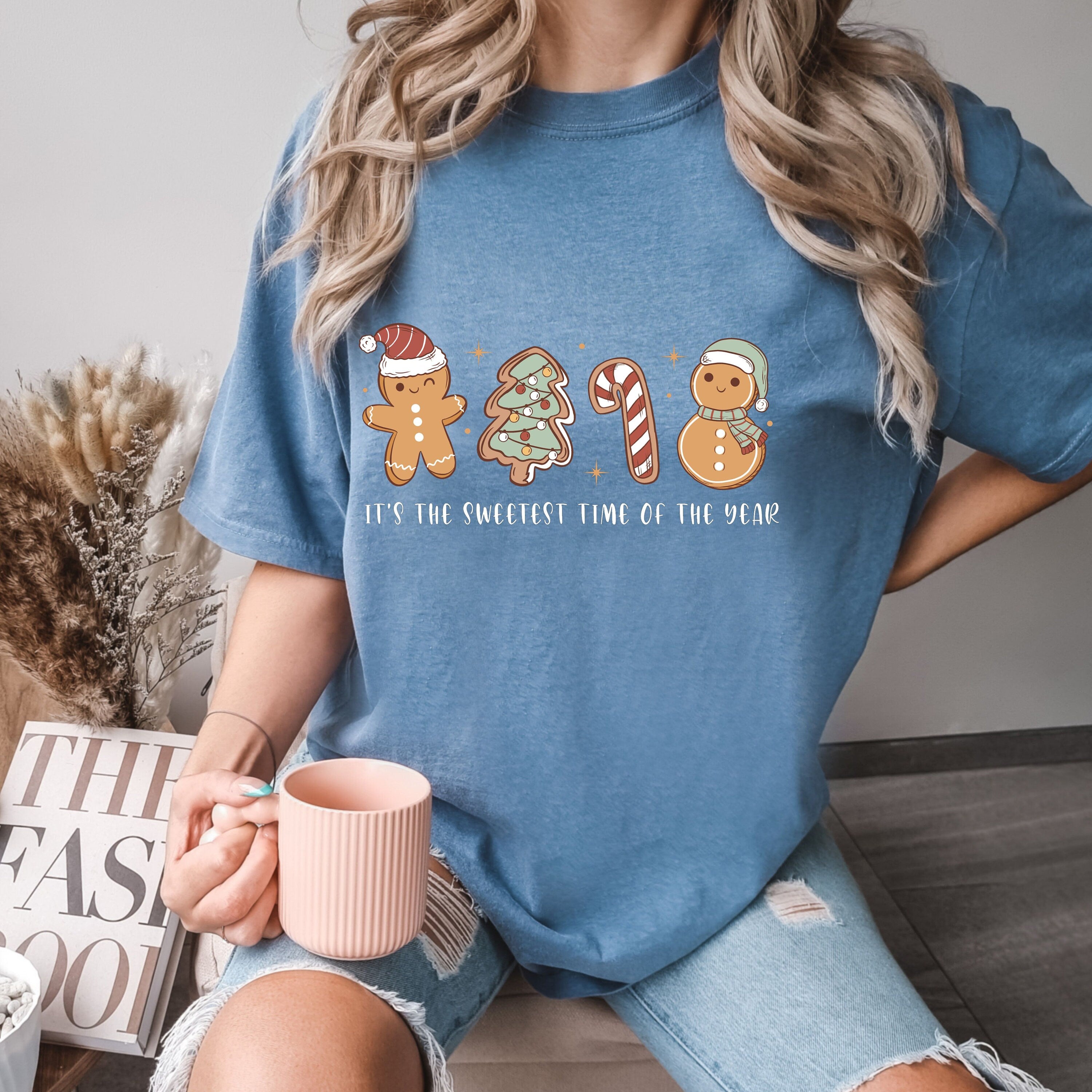 Comfort Colors® It's the Sweetest Time of the Year Shirt, Christmas Baker Shirt, Cookie Lover Shirt, Funny Christmas Shirt, Christmas Shirt