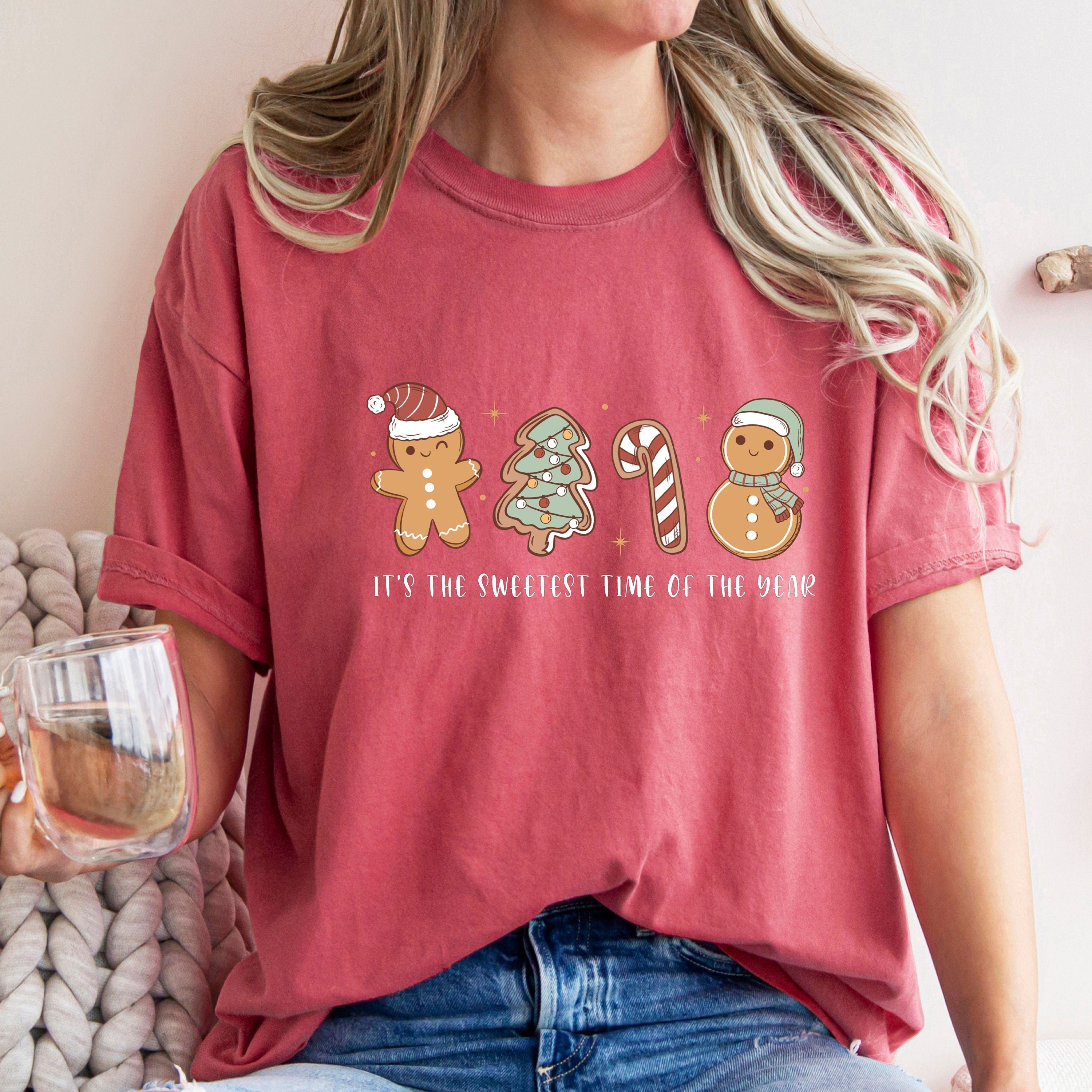 Comfort Colors® It's the Sweetest Time of the Year Shirt, Christmas Baker Shirt, Cookie Lover Shirt, Funny Christmas Shirt, Christmas Shirt