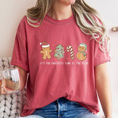Comfort Colors® It's the Sweetest Time of the Year Shirt, Christmas Baker Shirt, Cookie Lover Shirt, Funny Christmas Shirt, Christmas Shirt
